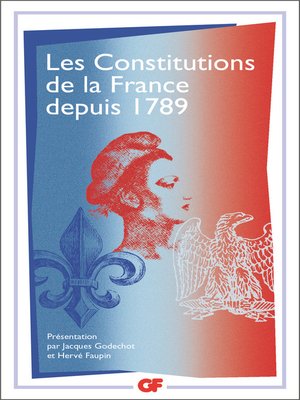 cover image of Les Constitutions de la France depuis 1789